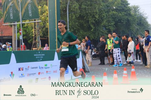 Race photo from Mangkunegaran Run 2024