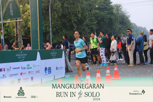 Race photo from Mangkunegaran Run 2024