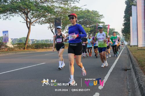Race photo from BAF LIONS RUN 2024