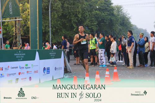 Race photo from Mangkunegaran Run 2024
