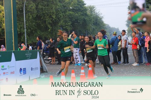 Race photo from Mangkunegaran Run 2024