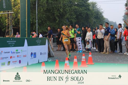 Race photo from Mangkunegaran Run 2024