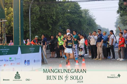 Race photo from Mangkunegaran Run 2024