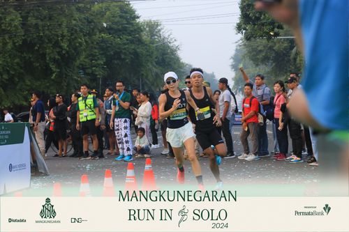 Race photo from Mangkunegaran Run 2024