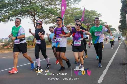 Race photo from BAF LIONS RUN 2024