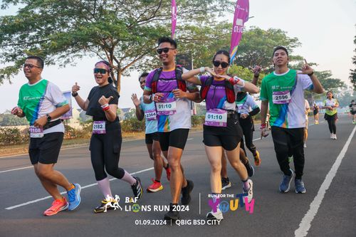 Race photo from BAF LIONS RUN 2024