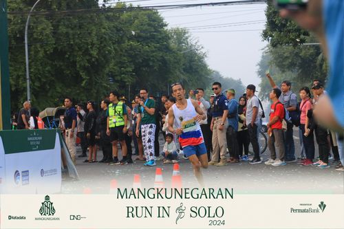 Race photo from Mangkunegaran Run 2024