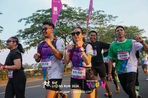 Race photo from BAF LIONS RUN 2024