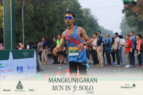 Race photo from Mangkunegaran Run 2024
