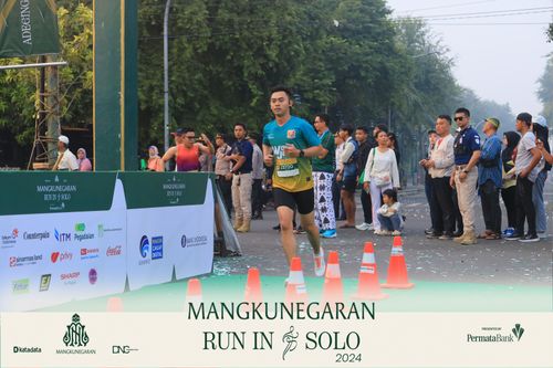 Race photo from Mangkunegaran Run 2024