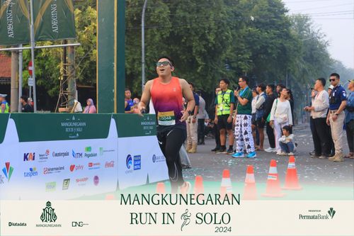 Race photo from Mangkunegaran Run 2024