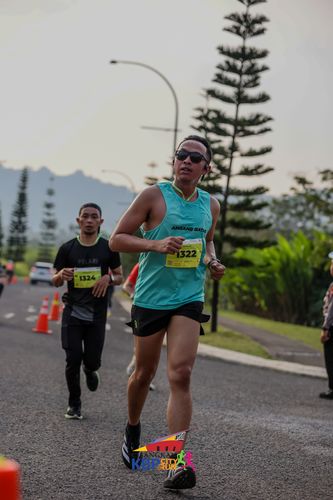 Race photo from CISANGKAN KBP CITY RUN 2025