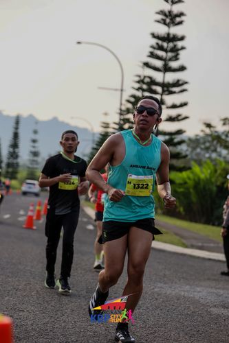 Race photo from CISANGKAN KBP CITY RUN 2025