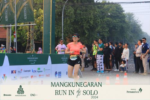 Race photo from Mangkunegaran Run 2024