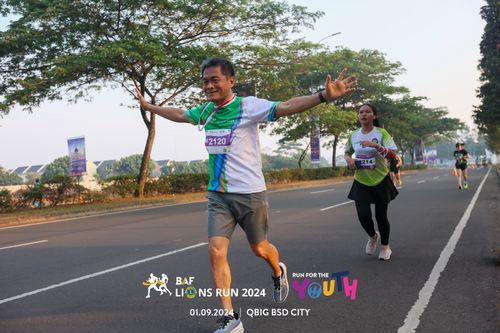 Race photo from BAF LIONS RUN 2024
