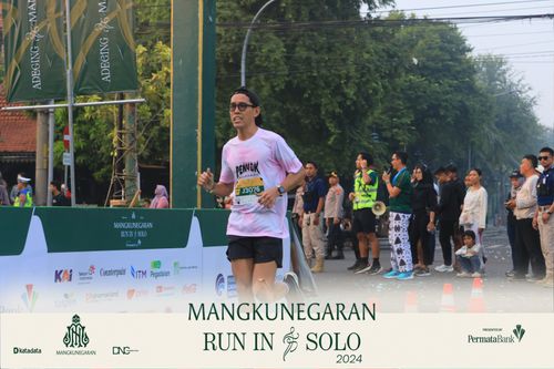 Race photo from Mangkunegaran Run 2024