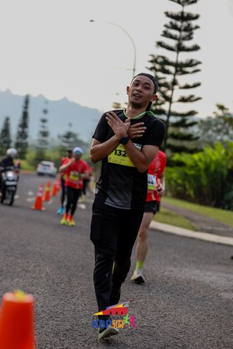Race photo from CISANGKAN KBP CITY RUN 2025