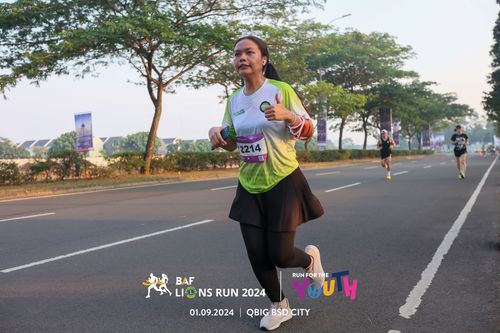 Race photo from BAF LIONS RUN 2024