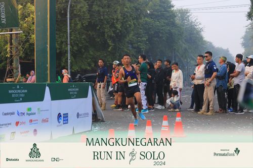 Race photo from Mangkunegaran Run 2024