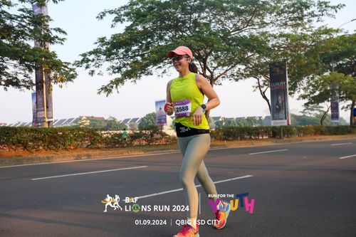 Race photo from BAF LIONS RUN 2024