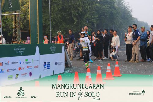 Race photo from Mangkunegaran Run 2024
