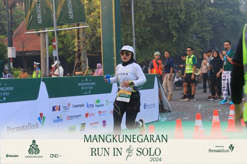 Race photo from Mangkunegaran Run 2024