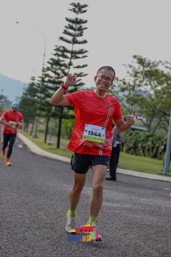 Race photo from CISANGKAN KBP CITY RUN 2025