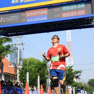 Race photo from SURABAYA ISOPLUS MARATHON 2026