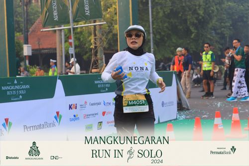 Race photo from Mangkunegaran Run 2024