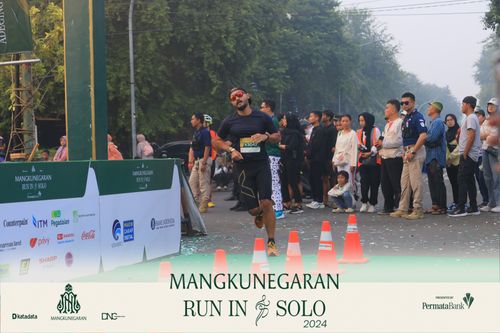 Race photo from Mangkunegaran Run 2024