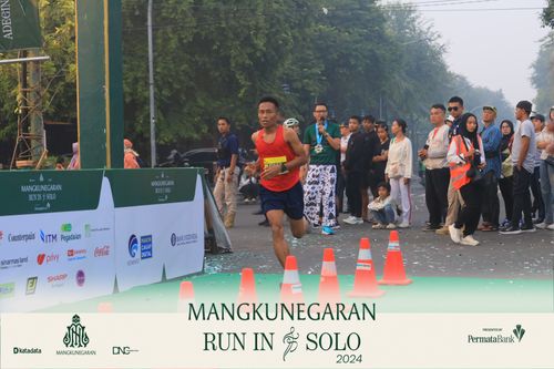 Race photo from Mangkunegaran Run 2024