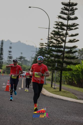 Race photo from CISANGKAN KBP CITY RUN 2025