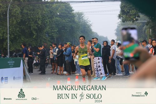 Race photo from Mangkunegaran Run 2024