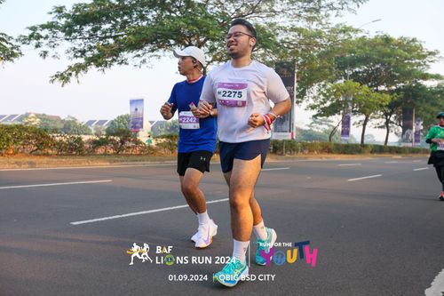 Race photo from BAF LIONS RUN 2024