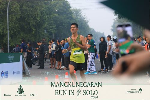 Race photo from Mangkunegaran Run 2024