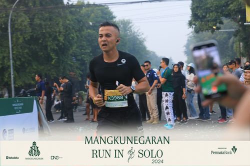Race photo from Mangkunegaran Run 2024