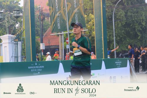 Race photo from Mangkunegaran Run 2024