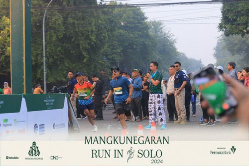 Race photo from Mangkunegaran Run 2024