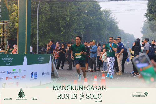 Race photo from Mangkunegaran Run 2024