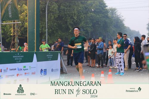 Race photo from Mangkunegaran Run 2024
