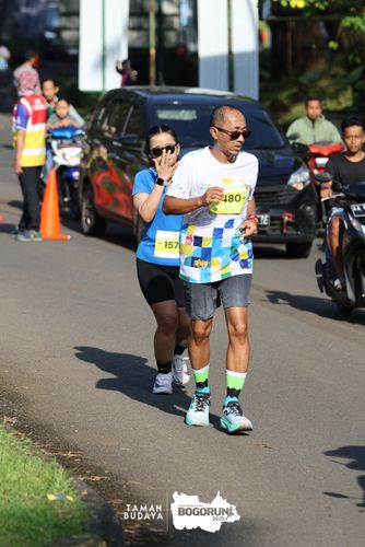 Race photo from Taman Budaya x BOGORUN 2025