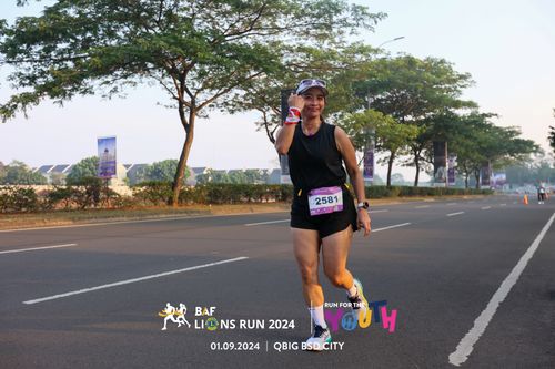 Race photo from BAF LIONS RUN 2024