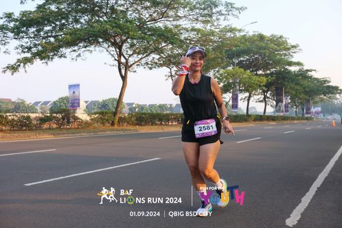 Race photo from BAF LIONS RUN 2024