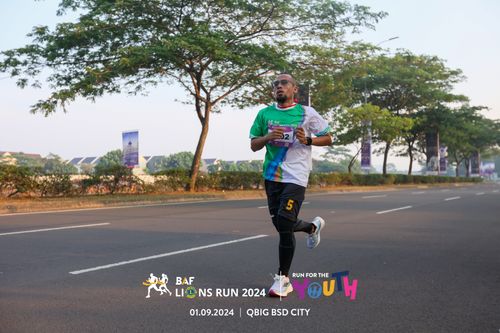 Race photo from BAF LIONS RUN 2024