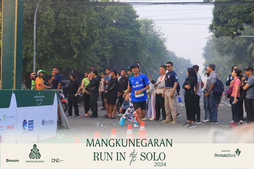 Race photo from Mangkunegaran Run 2024