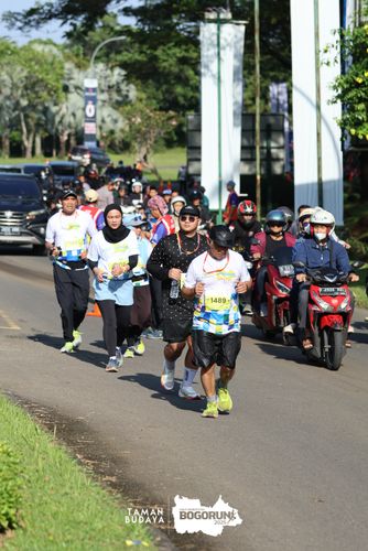 Race photo from Taman Budaya x BOGORUN 2025