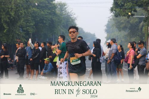 Race photo from Mangkunegaran Run 2024