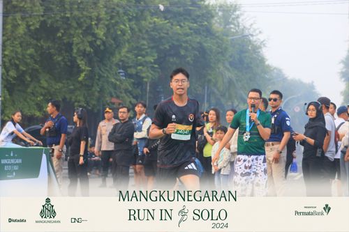 Race photo from Mangkunegaran Run 2024