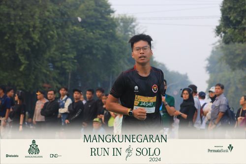 Race photo from Mangkunegaran Run 2024