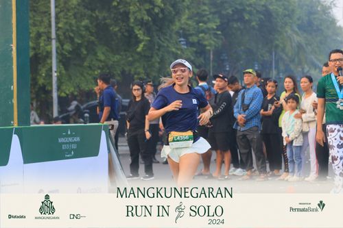 Race photo from Mangkunegaran Run 2024